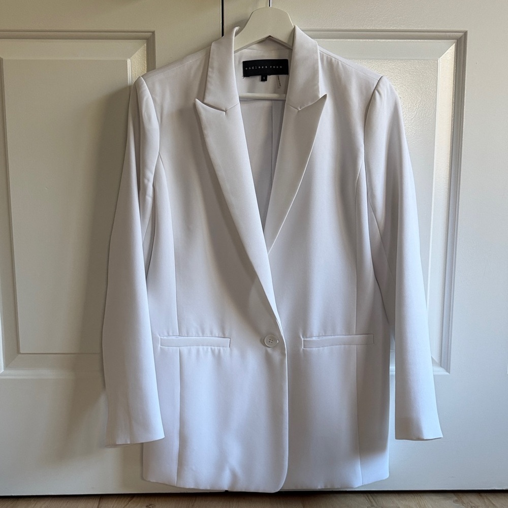 Endless Rose Classic White Suit Jacket